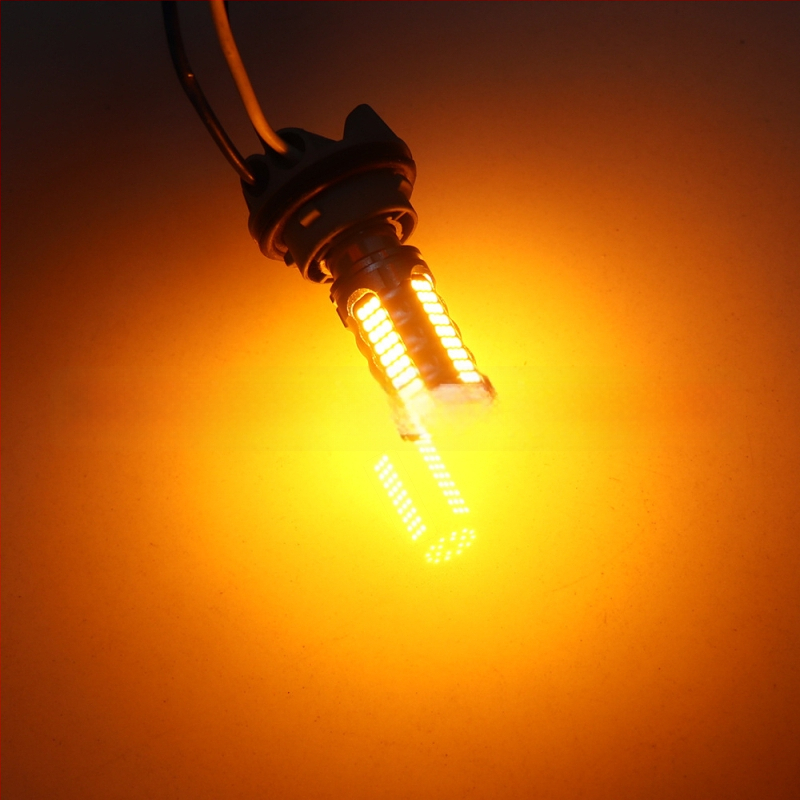 Automobilinis LED posūkio žibintas 1156/1157, 1206 SMD, 850 lm, 6500K, 8.7W, platus įtampos diapazonas 12-48V, skirtas posūkio signalui, stabdymui ir atbulinei šviesai