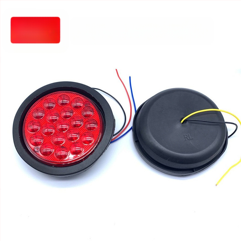 Lempos surinkimas puspriekabos galinei šviesai, 24V, apskritas, stabdžio šviesa, posūkio signalas, atbulinė šviesa