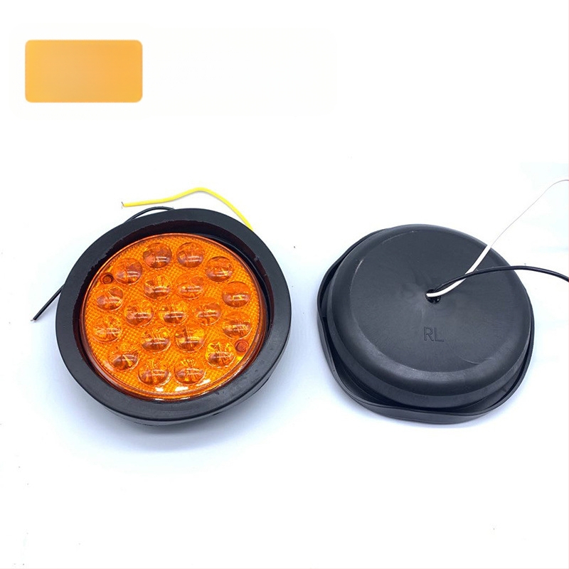 Lempos surinkimas puspriekabos galinei šviesai, 24V, apskritas, stabdžio šviesa, posūkio signalas, atbulinė šviesa