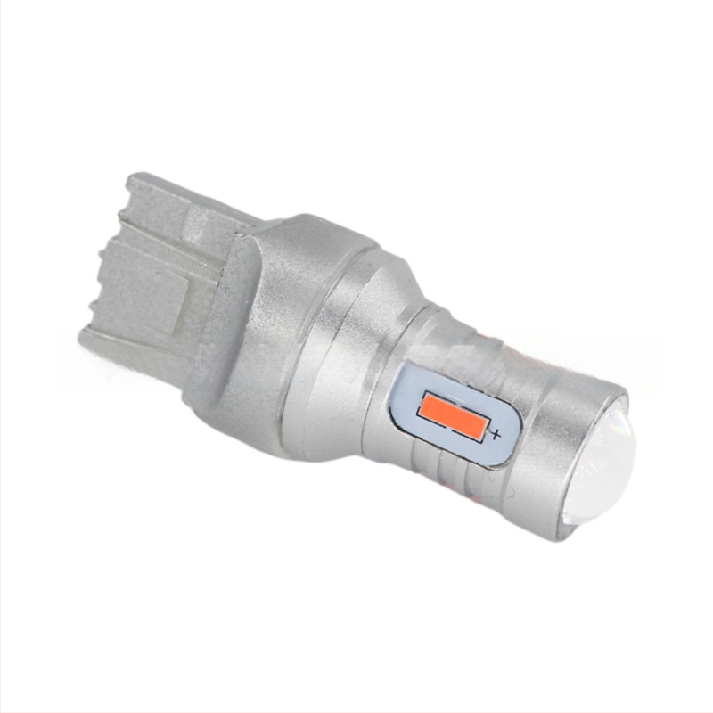 LED automobilio posūkio lemputė 1156/1157/T5/T20/T25, 1860 LED, 9W, 12–24V, Canbus be mirgėjimo