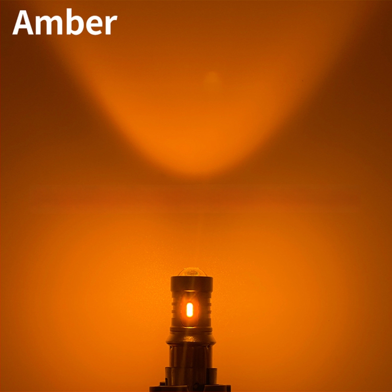 LED automobilio posūkio lemputė 1156/1157/T5/T20/T25, 1860 LED, 9W, 12–24V, Canbus be mirgėjimo