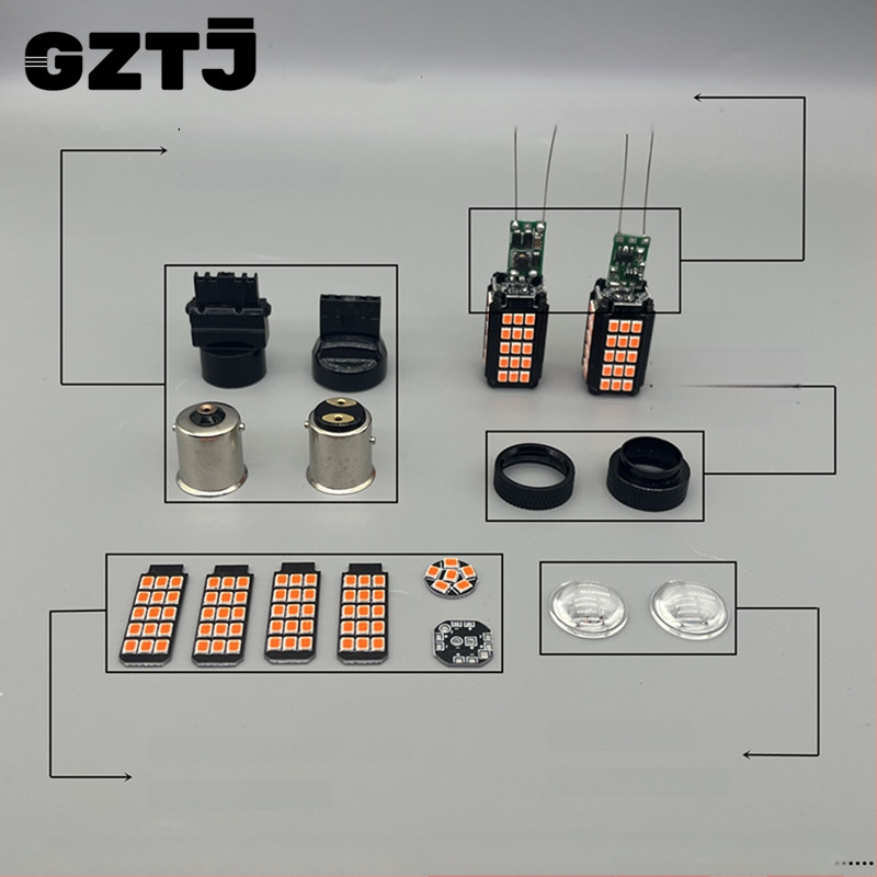 Automobilio LED stabdymo lemputė 1156/1157/T20/S25, 2835 SMD, 12-24V, 1320 lm, 80 000 val.