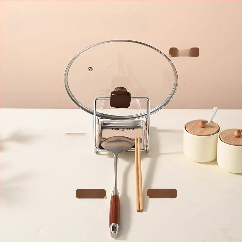 Nerūdijančio plieno šaukštų laikiklis restoranams, pakabinamas laikiklis puodams, judantis dizainas, prekinis ženklas Kitchen concubine