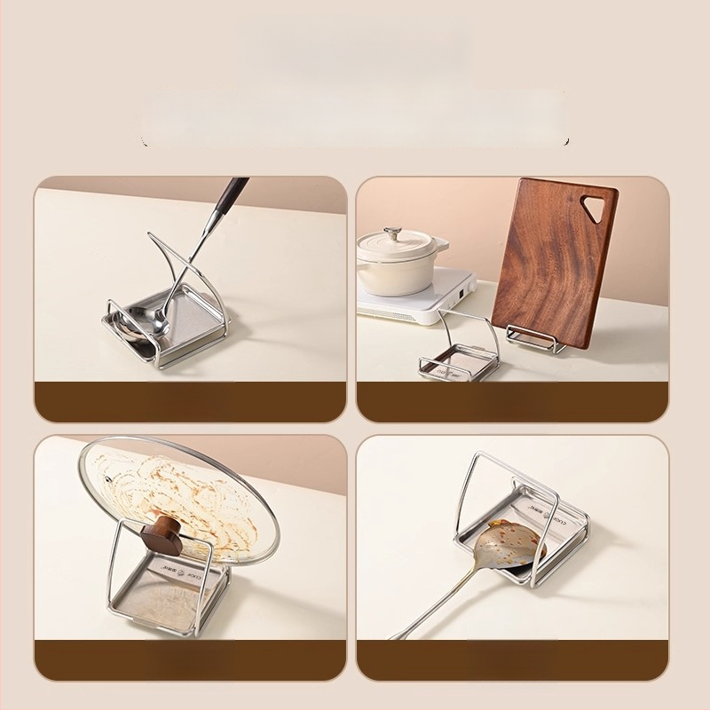 Nerūdijančio plieno šaukštų laikiklis restoranams, pakabinamas laikiklis puodams, judantis dizainas, prekinis ženklas Kitchen concubine