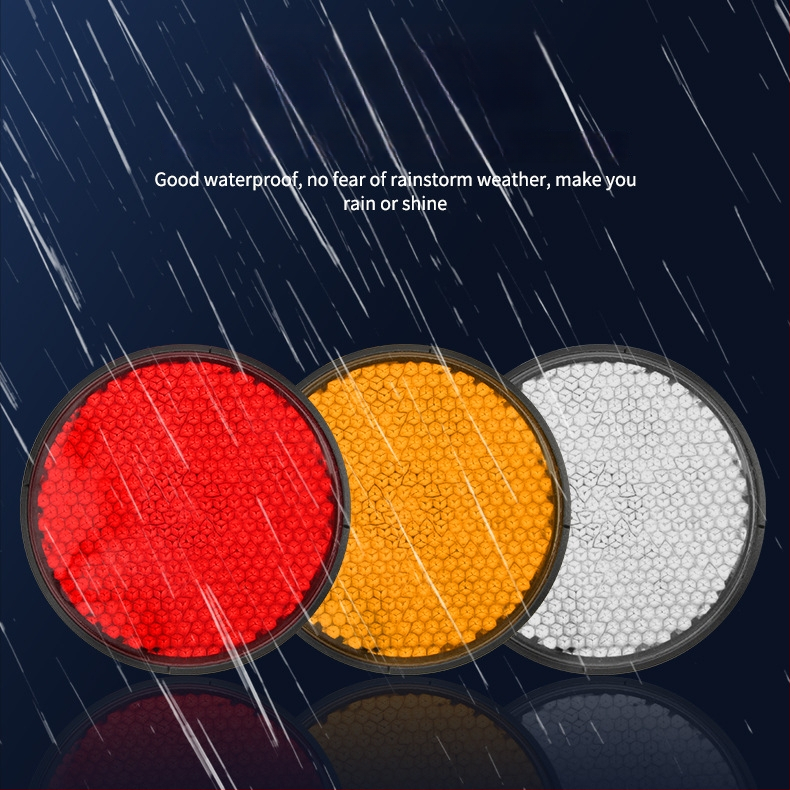 Motociklo LED apskrities reflektorius, atsparus vandeniui, 12V, 1,5W, tarnavimo laikas 50 000 valandų