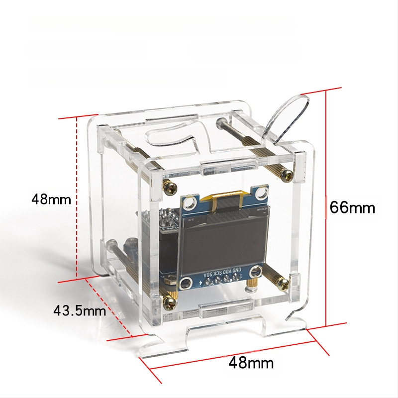 ESP8266 Mini Laiko Prognozės Laikrodžio Rinkinys - Wi-Fi, Temperatūros ir Drėgmės Jutiklis, Švietėjiškas DIY Elektronikos Projektas