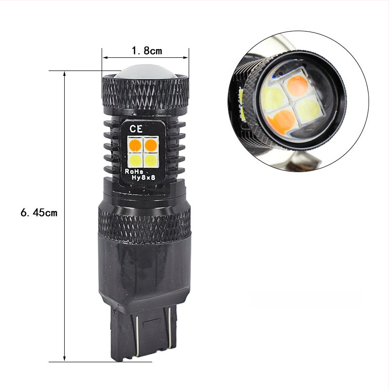 Automobilio LED posūkio signalo ir stabdymo žibintas (Modelis 1157/3157/7443; 5W; 12V; 480LM; 50 000h)