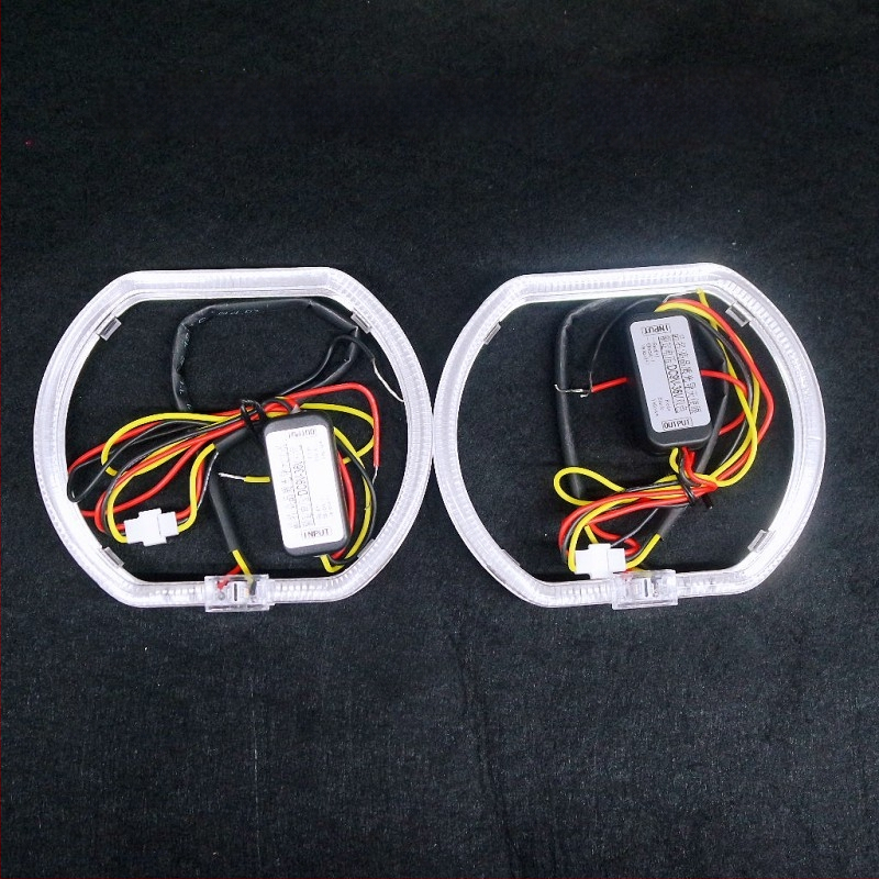 LED Angel Eyes DRL transporto priemonėms — aliuminio substratas + PC, LED 3030, 3W, 9-36V, SF-2118