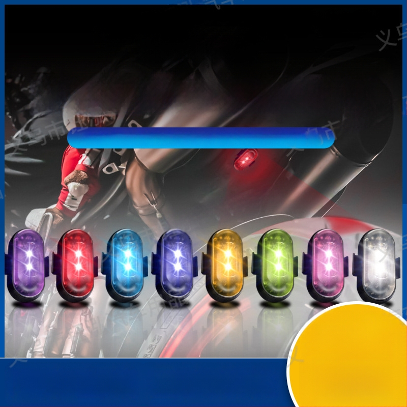 Belaidė lėktuvo šviesa su stroboskopiniu įspėjimo šviesos šaltiniu – 12V, 0.2A, 1W, ovalus gaubtas, universalus naudojimas priekaboms ir motociklams