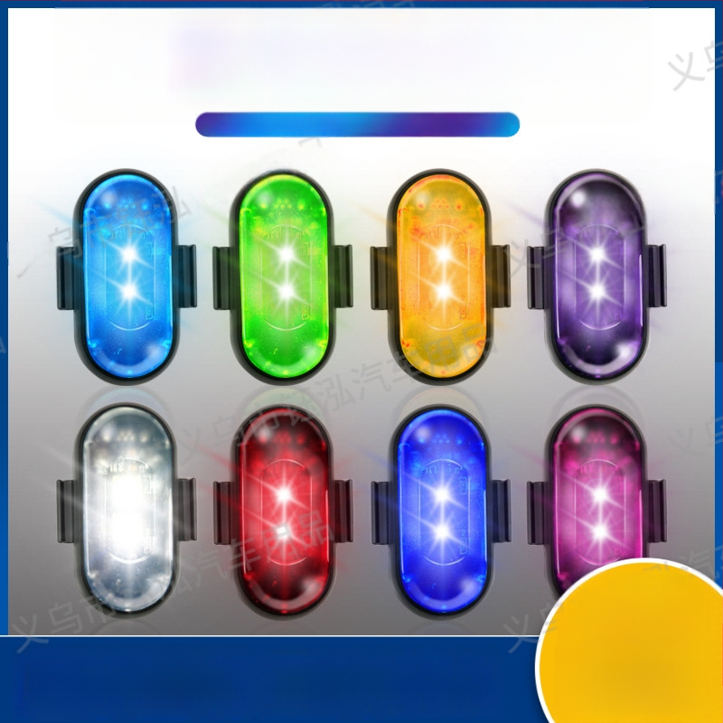 Belaidė lėktuvo šviesa su stroboskopiniu įspėjimo šviesos šaltiniu – 12V, 0.2A, 1W, ovalus gaubtas, universalus naudojimas priekaboms ir motociklams