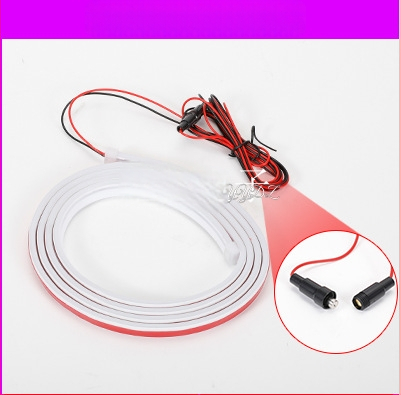 Automobilio LED dienos šviesa su silikonine korpusu, 6W, 12V, lipnė montavimas, priekinis dangtis