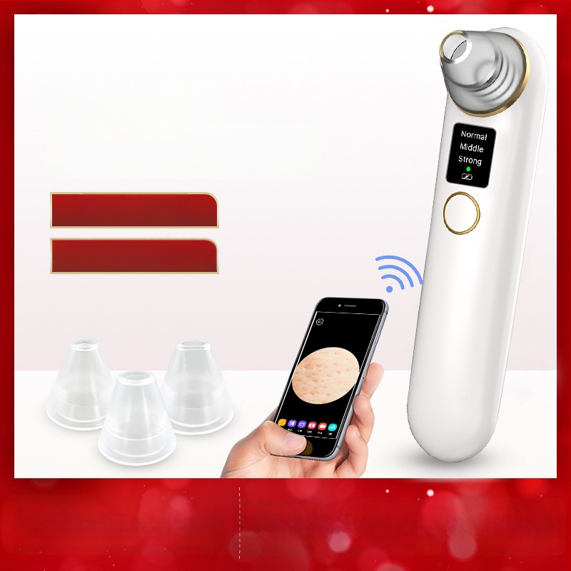 Vizualus juodųjų taškų šalinimo prietaisas — elektrinis suktukas, ABS korpusas, 3 pakopos, porų valymas