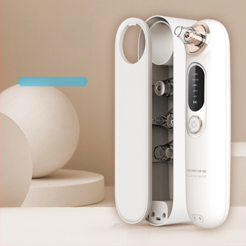 Elektrinis juodųjų dėmių šalinimo įrenginys ir porų valytuvas, modelis Y003, 5 greičių sukimasis, ABS korpusas, CE/FCC/ROHS/FDA sertifikuotas