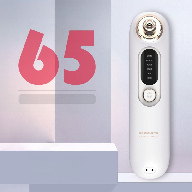 Elektrinis juodųjų dėmių šalinimo įrenginys ir porų valytuvas, modelis Y003, 5 greičių sukimasis, ABS korpusas, CE/FCC/ROHS/FDA sertifikuotas