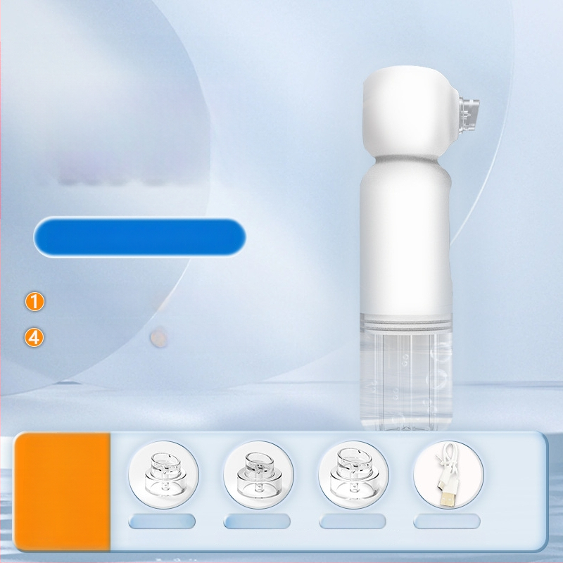MR-01A Ultragarsinis juodųjų dėmių šalinimo įrenginys su karštuoju suspaudimu ir drėkinimu, 3 greičiai, nešiojamas veido grožio prietaisas