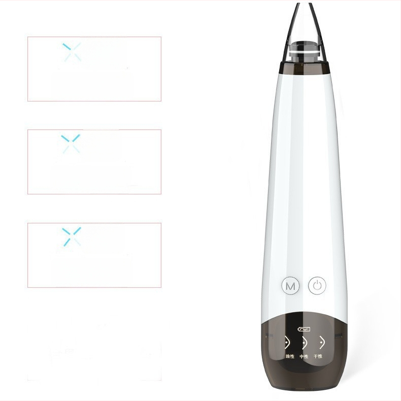 Elektrinis juodųjų taškelių šalinimo įrenginys ir porų valytuvas, nešiojamas, modelis 503, ženklas Ya Indigo, veikimo režimas: elektrinis pasukimas, 3 greičiai