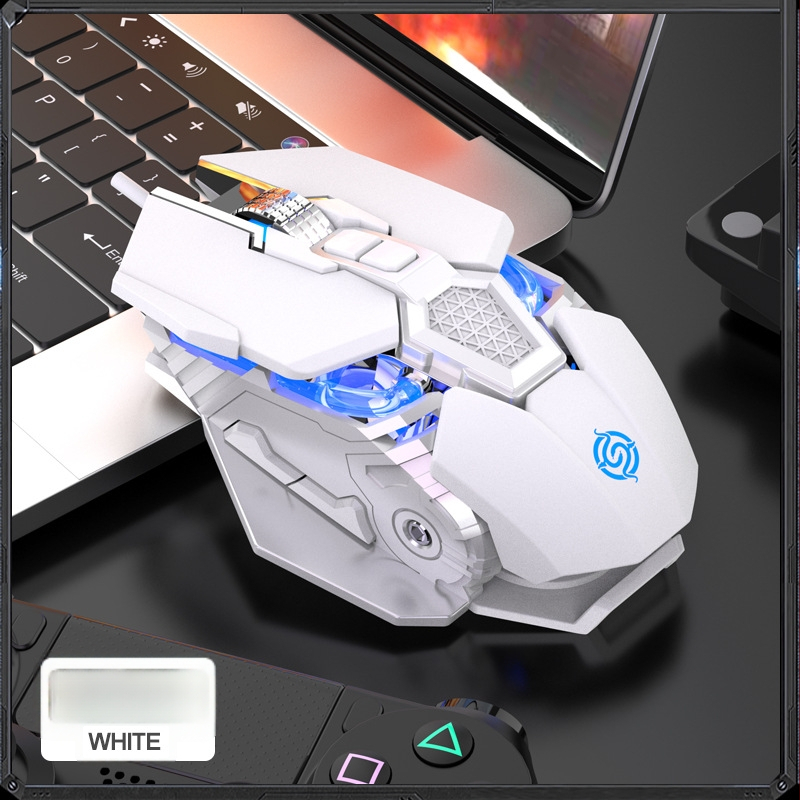 Q18 žaidimų pelė, laidinė, optinis jutiklis, 5600dpi, 9 mygtukai, ergonomiška, 6 DPI lygiai, 1.5m laidas