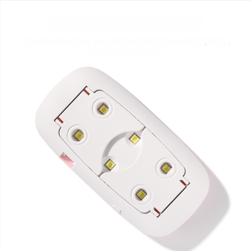 Musės formos nagų lempa – rankinė mini nagų džiovykla, modelis SUN mini; kilmė Zhejiang; grynoji masė 85 g; OEM prekės ženklas; pakuotė 200 vnt./dėžė