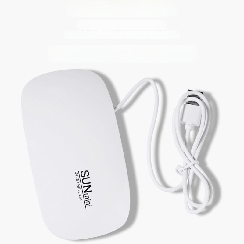 Musės formos nagų lempa – rankinė mini nagų džiovykla, modelis SUN mini; kilmė Zhejiang; grynoji masė 85 g; OEM prekės ženklas; pakuotė 200 vnt./dėžė