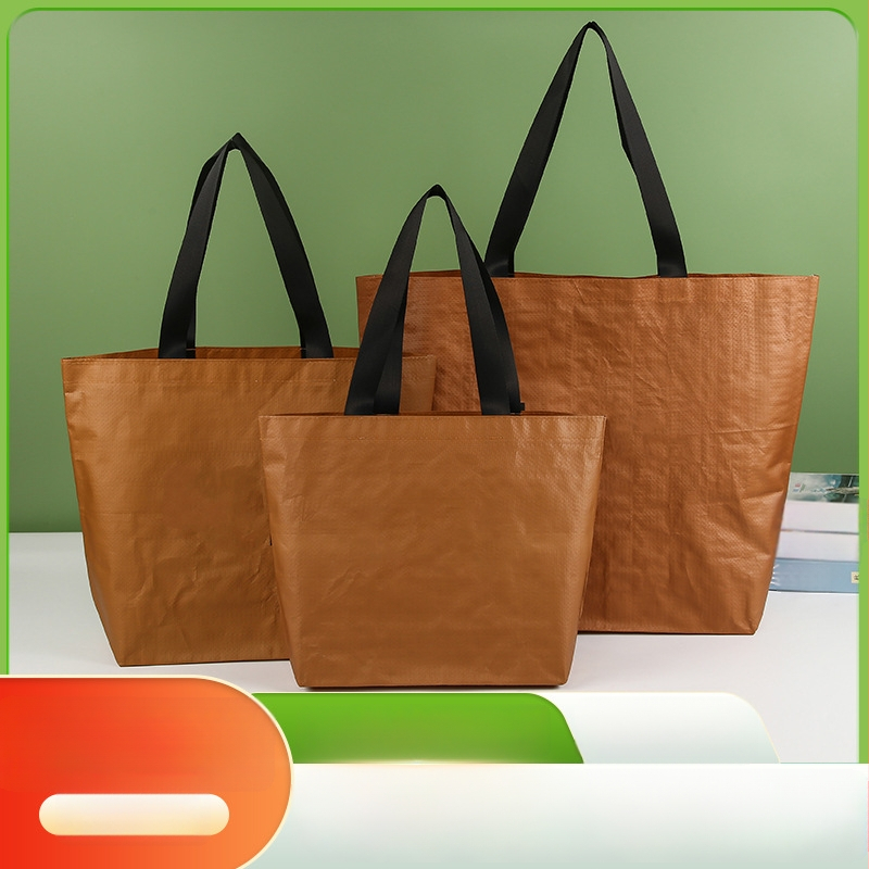 Roku darināta PP soma ar drukātu dizainu, kravnesība 1–50, piemērota apģērbam un kosmētikai