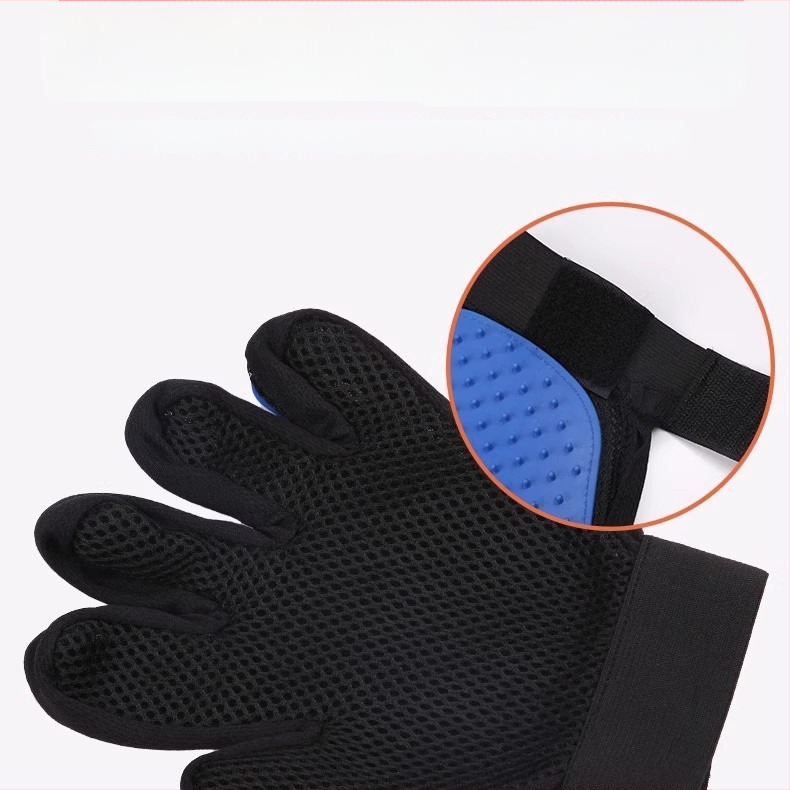 Dzīvnieku kopšanas cimdiņš kaķiem un suņiem, noņem atdalīto kažoku, piemērots dušai