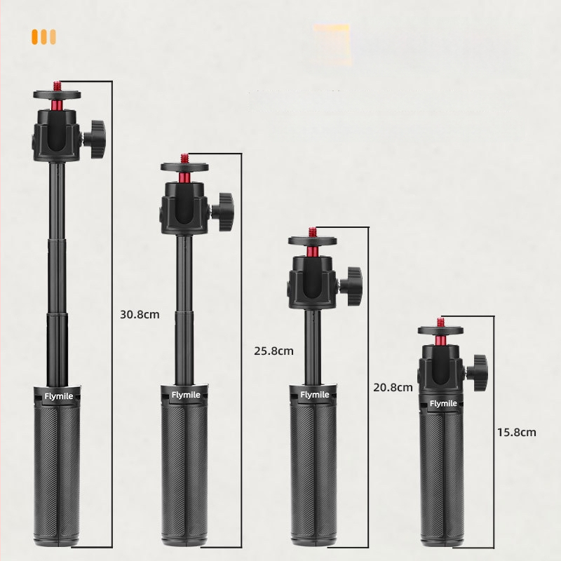 Flymile stovas DJI Action 5 Pro — išplėtimo lazdelės laikiklis, Pocket 3 teleskopinis stovas, 102.7 g