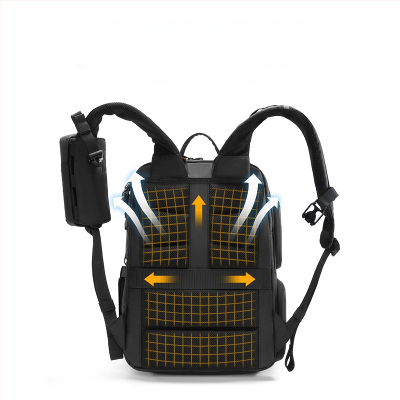 SLR fotoaparato krepšys - 900D medžiaga, atsparus vandeniui, atsparus dilimui, išplečiamas, ergonomiškai nugaros skydelis