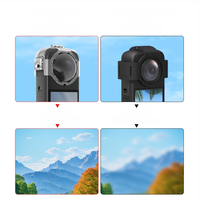 Insta360 X4 objektyvo dangtelis – PC medžiaga, 20 g, įtrauktas 1 dangtelis