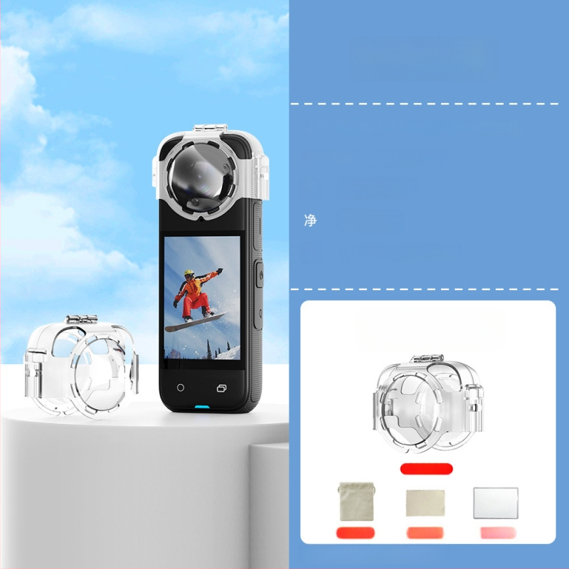 Insta360 X4 objektyvo dangtelis – PC medžiaga, 20 g, įtrauktas 1 dangtelis