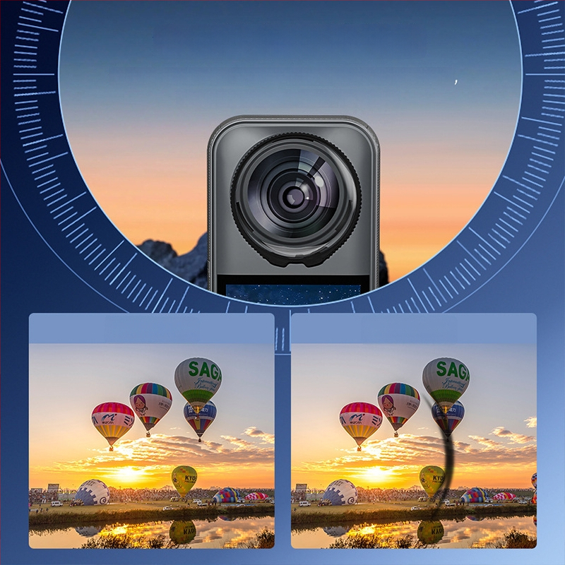 Insta360 X5 objektyvo dangtelis - stiklo apsauga, atsparus kritimui (FLYMILE X5027 • PC • 16,7 g)