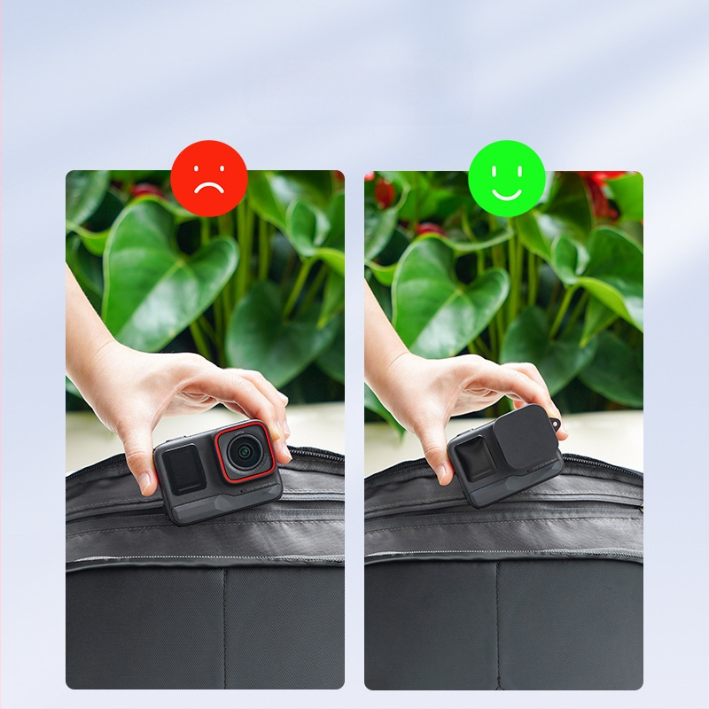 Silikoninis objektyvo gaubtas Insta360 Ace Pro/2 – dulkių atsparus dangtelis