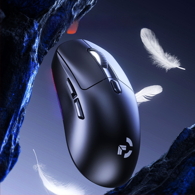 HXPRO Bezvadu Bluetooth peli ar trim režīmiem (uzlādes versija) – USB, darbības attālums 10 m, svars 78 g, ergonomiska, logotipa drukāšana pieejama