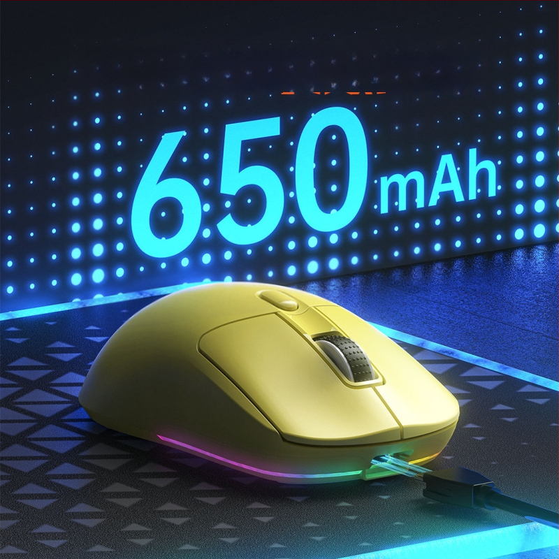 HXPRO Bezvadu Bluetooth peli ar trim režīmiem (uzlādes versija) – USB, darbības attālums 10 m, svars 78 g, ergonomiska, logotipa drukāšana pieejama