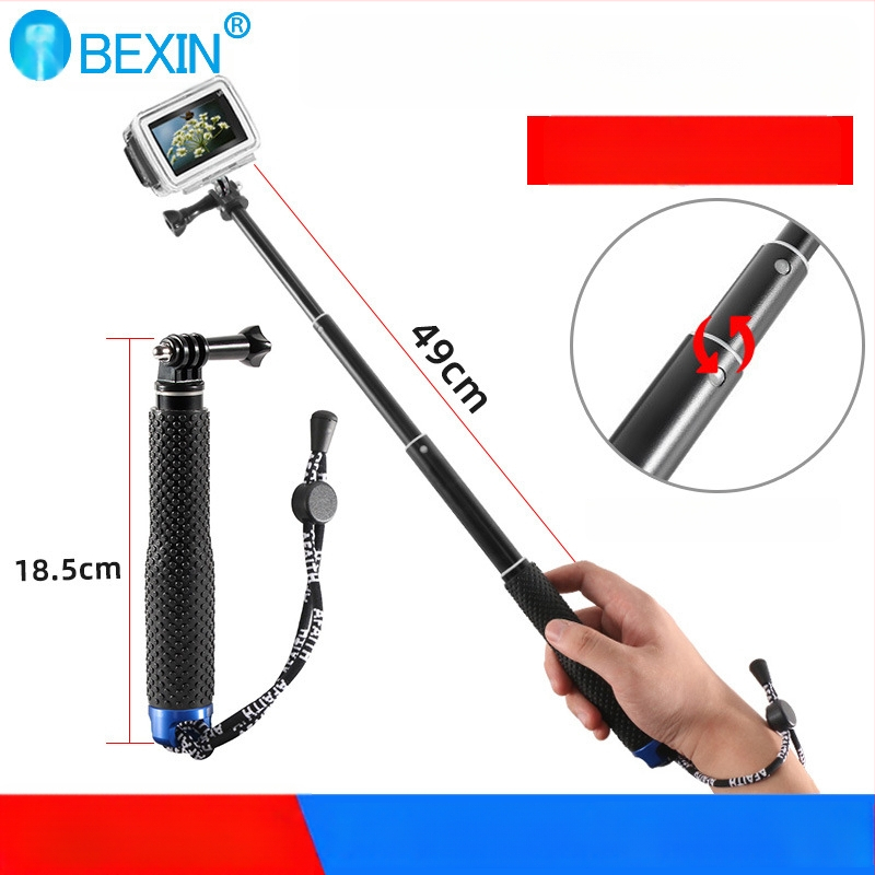 Selfie lazda, aliuminio lydinys, 4 dalys, apkrova 2–5 kg, skirtas Motion Camera