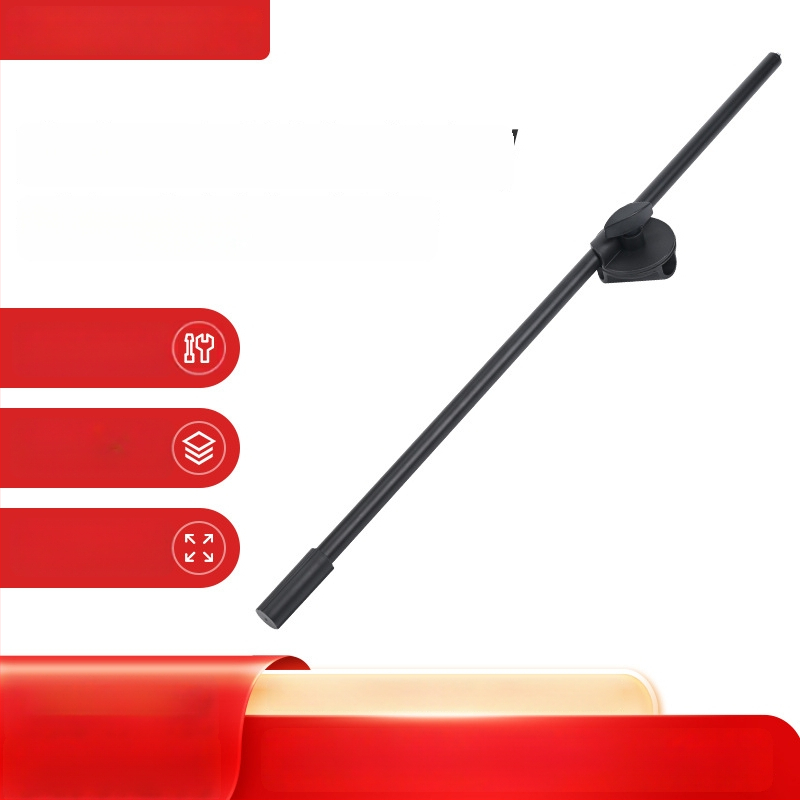 Rich Daugiafunkcinė skersinė išplėtimo lazda mikrofonui ir išmaniesiems telefonams, reguliuojama, metalas/plastikas