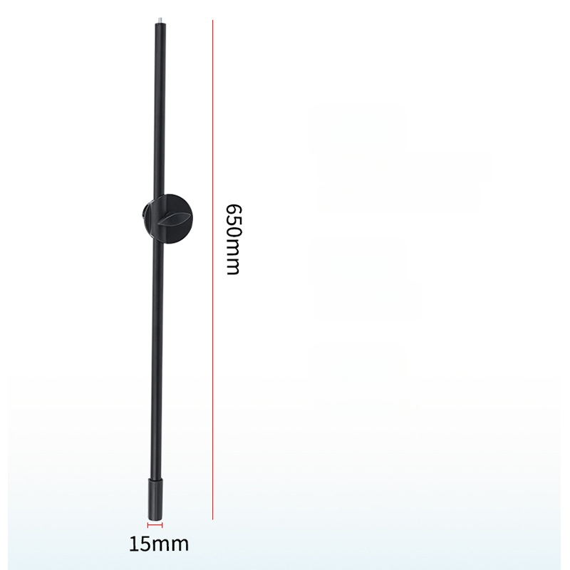 Rich Daugiafunkcinė skersinė išplėtimo lazda mikrofonui ir išmaniesiems telefonams, reguliuojama, metalas/plastikas