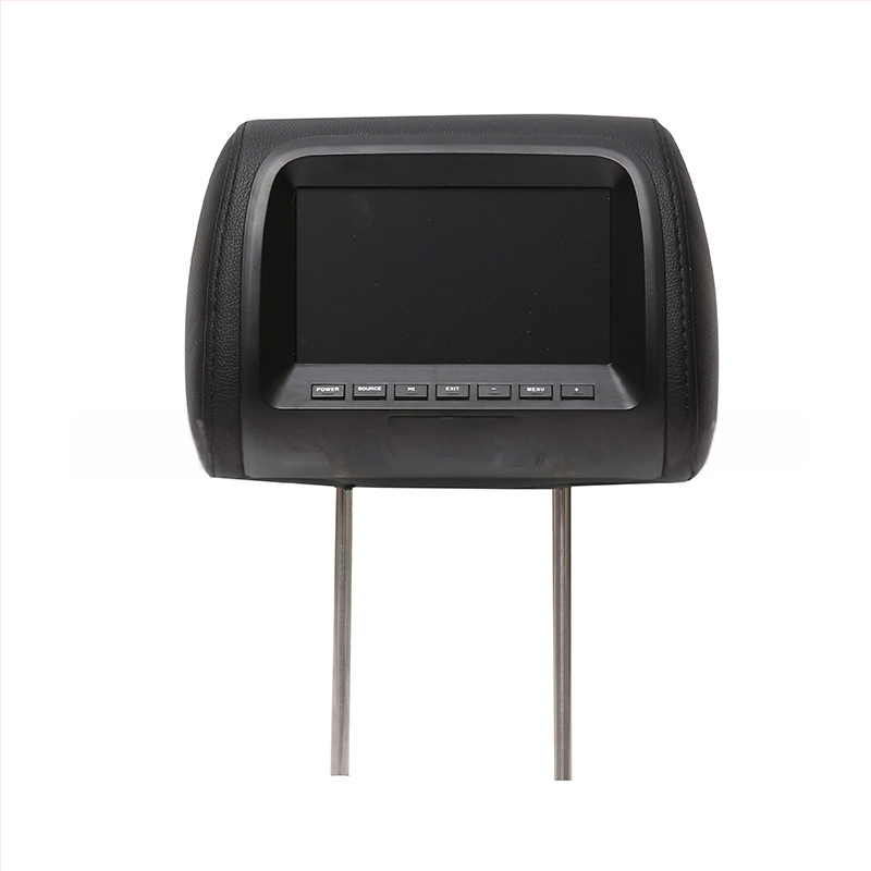 Automobilio galvos atramos ekranas su LCD, AV1/AV2 įvestys, 800x480 raiška, modelis YL-733