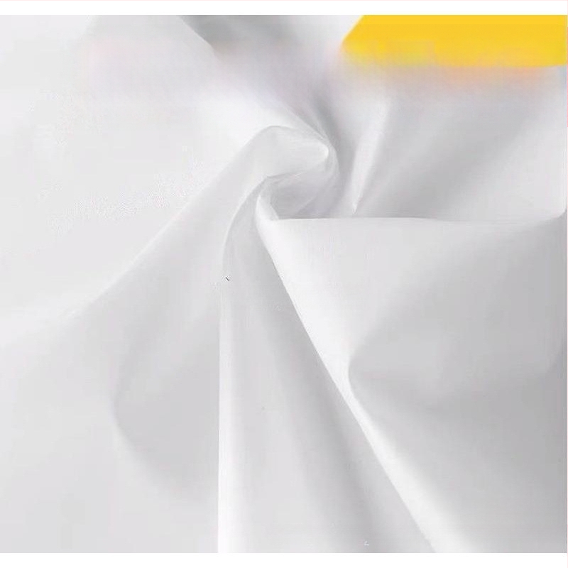 Poliesterinis baltas fono studijinei fotografijai – permatomas audinio fonas su drugelių motyvu