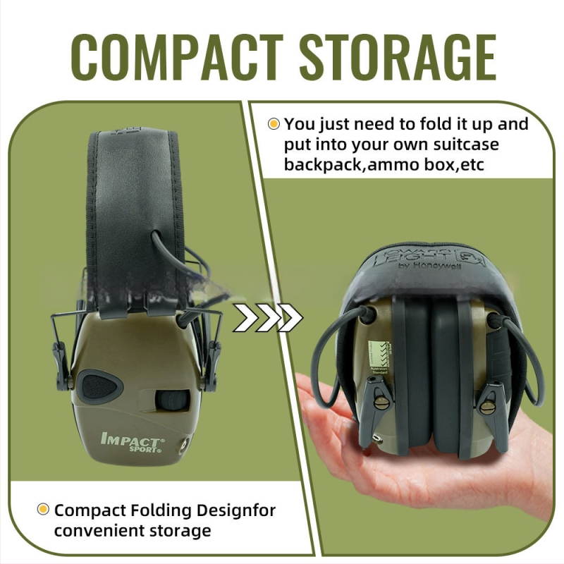 Kõrvakaitsmed jahinduseks, pea peal kinnitatav, heli vastuvõtt ja müra vähendamine