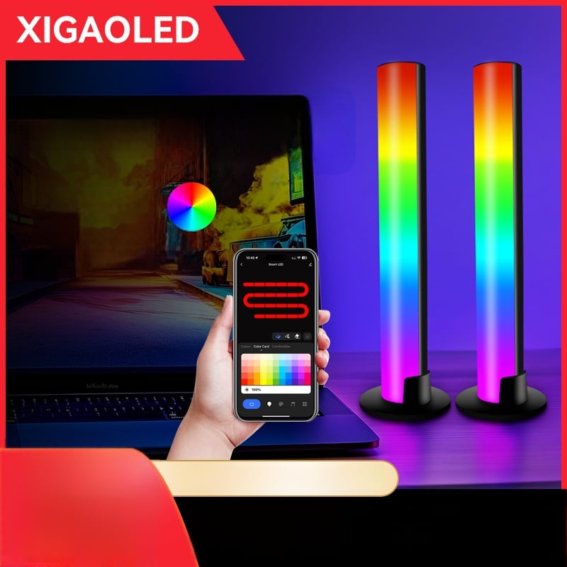 RGB LED ambijentalno svjetlo sa zvukovno aktivacijom za gaming stol