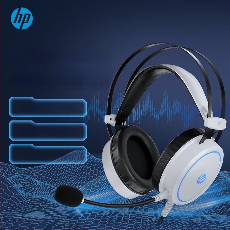 HP GH100 gaming slušalice, žične, s mikrofonom, USB/Type-C dvostruko sučelje