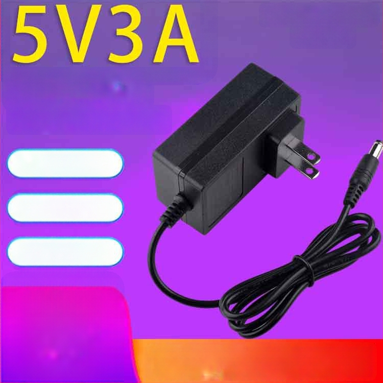 Barošanas adapters 5V3A ar US sienas kontaktu – set-top box, 200-240V ieejas spriegums, tieša uzlāde