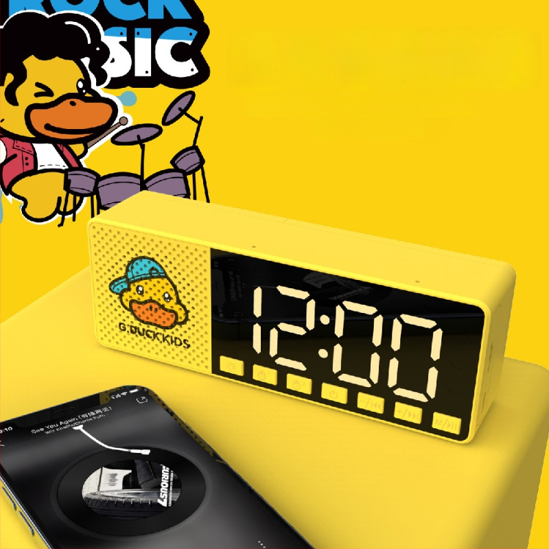 Modinātājs ar interneta radio, kartes slotu, dubultais modinātājs (Bluetooth skaļrunis, HD skaņa)