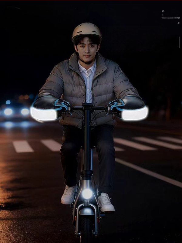 Ādas ziemas braukšanas cimdi, bieza, īsa manšete, piemēroti riteņbraukšanai un sacensībām