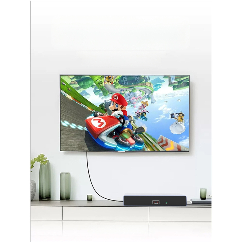 KVM HDMI plėtiklis HY-DQ200, 200 m, 1920x1080P/60, suderinamas su visomis sistemomis