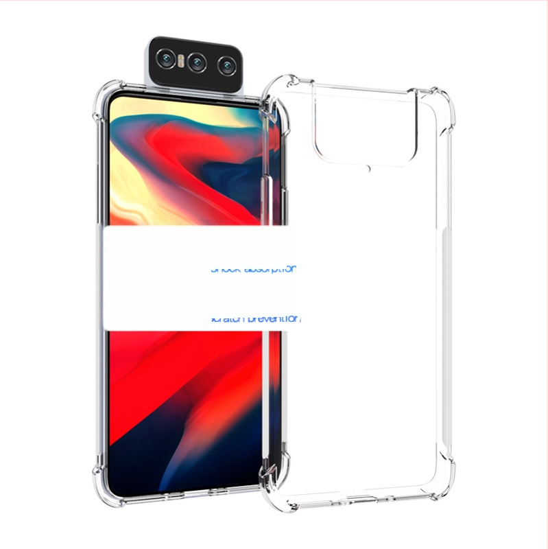 Prozirni TPU zaštitni kućište s airbag zaštitom za Asus Zenfone 7 ZS670KS