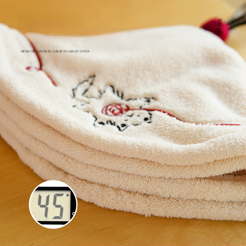 Pakabinamas mikropluošto rankų rankšluostis, storintas, be pūkų, A klasės audinys, skirtas virtuvei ir voniai, didelis sugeriamumas, siuvinėjimas ir apvijimas, pritaikomas, svoris 50-80 g