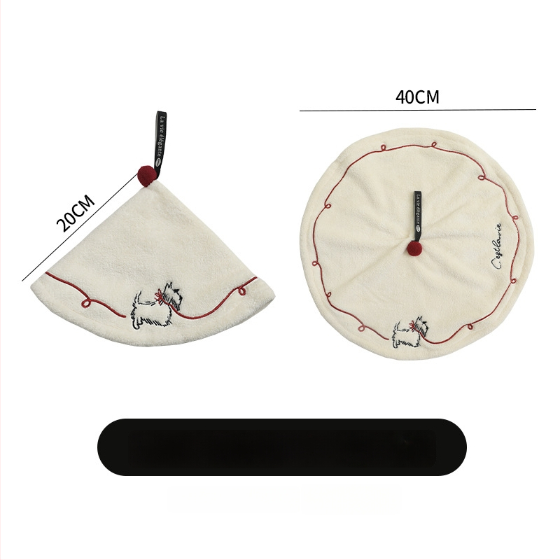 Pakabinamas mikropluošto rankų rankšluostis, storintas, be pūkų, A klasės audinys, skirtas virtuvei ir voniai, didelis sugeriamumas, siuvinėjimas ir apvijimas, pritaikomas, svoris 50-80 g