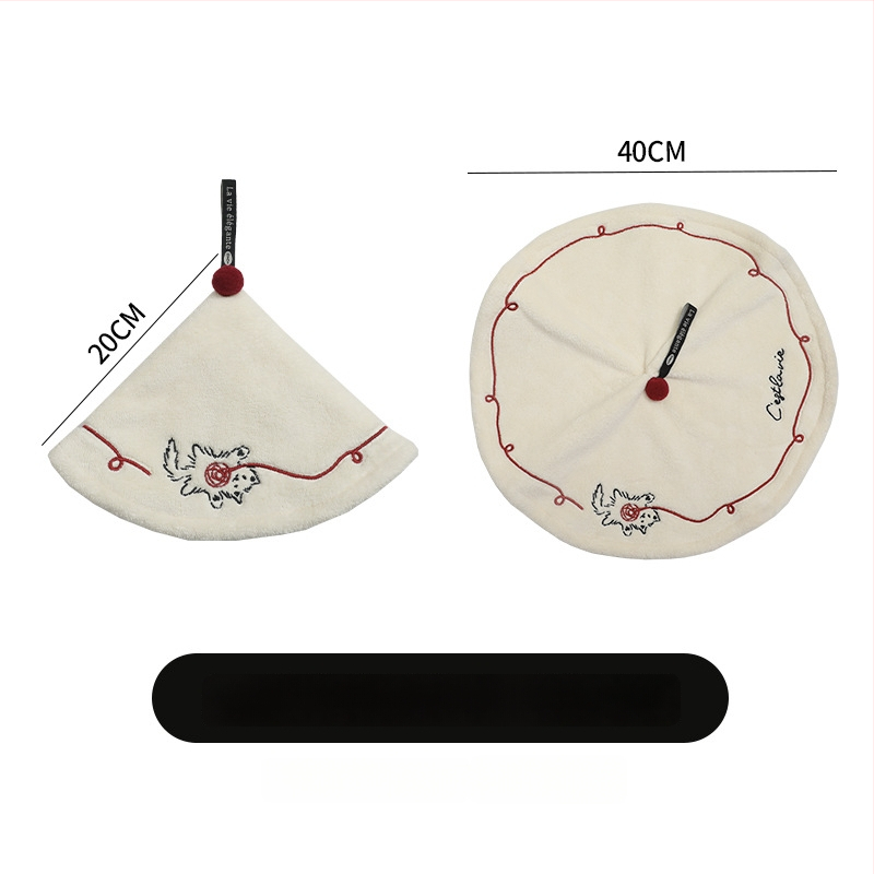 Pakabinamas mikropluošto rankų rankšluostis, storintas, be pūkų, A klasės audinys, skirtas virtuvei ir voniai, didelis sugeriamumas, siuvinėjimas ir apvijimas, pritaikomas, svoris 50-80 g