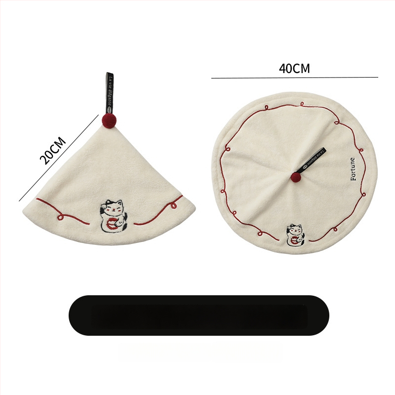 Pakabinamas mikropluošto rankų rankšluostis, storintas, be pūkų, A klasės audinys, skirtas virtuvei ir voniai, didelis sugeriamumas, siuvinėjimas ir apvijimas, pritaikomas, svoris 50-80 g